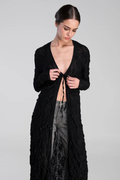 Oscalito - Long sleeves maxi cardigan