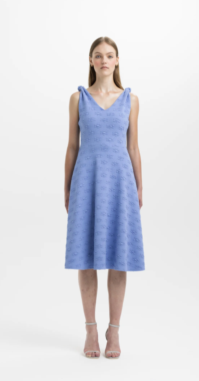 Nadya Toto - Lana Dress with Knotted Shoulders