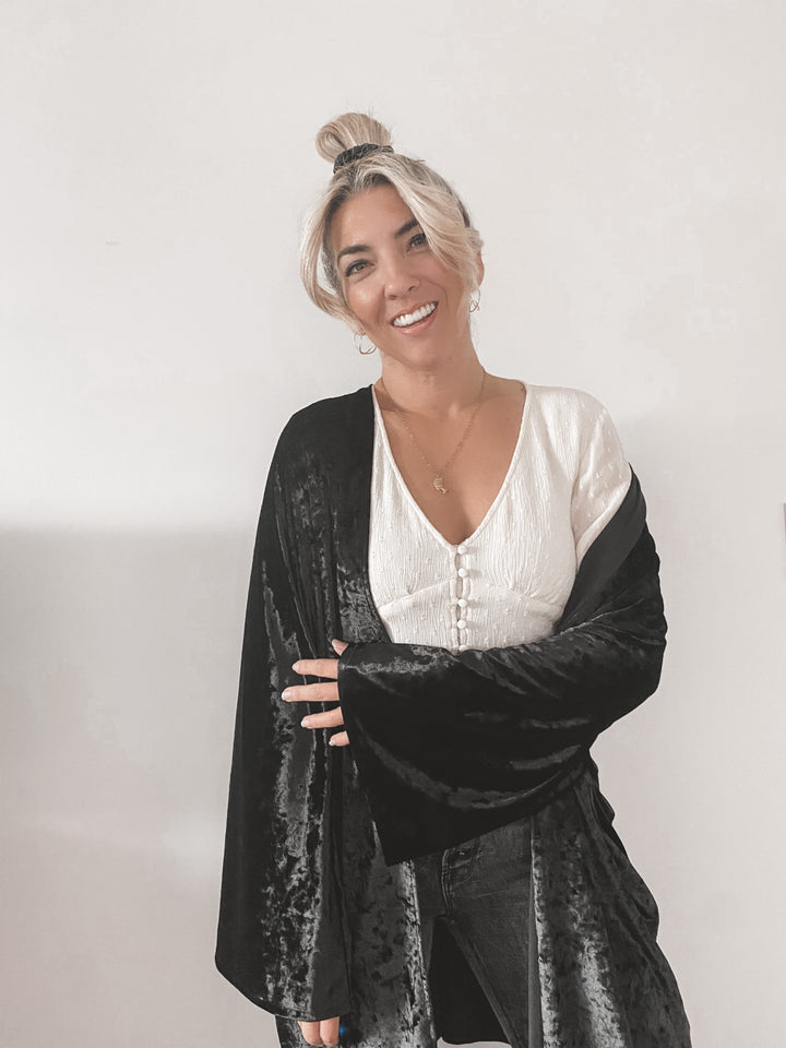 Amelia Rose The Label - Velvet Crush Kimono