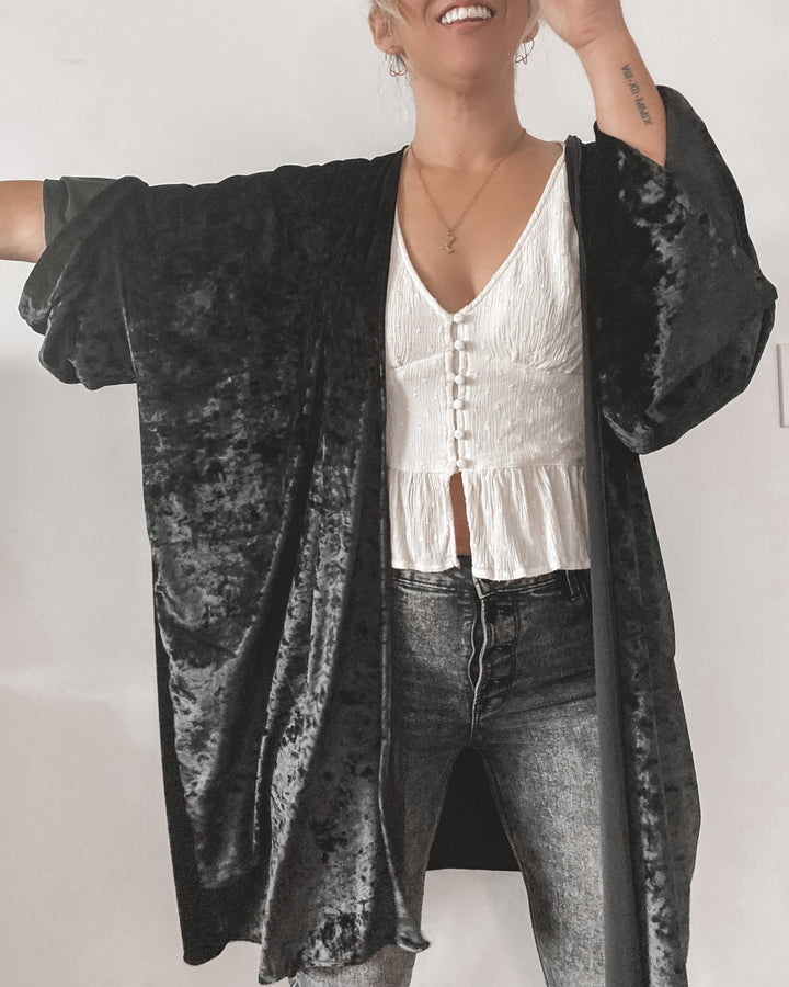 Amelia Rose The Label - Velvet Crush Kimono