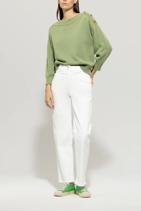 Luisa Cerano - Sweater with ribbed details