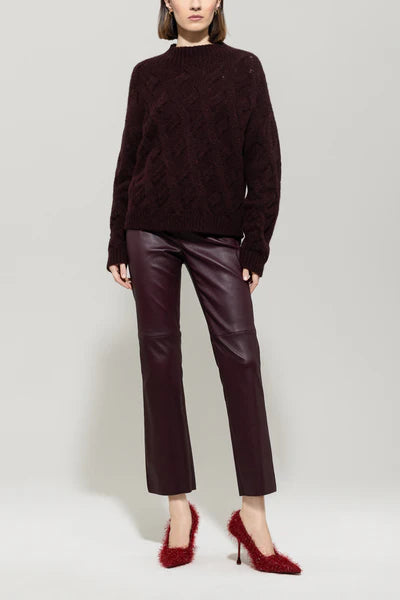 Luisa Cerano - Sweater with Chunky Cable Knit