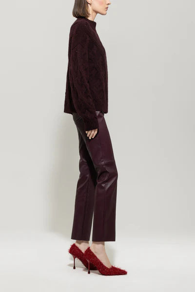 Luisa Cerano - Sweater with Chunky Cable Knit