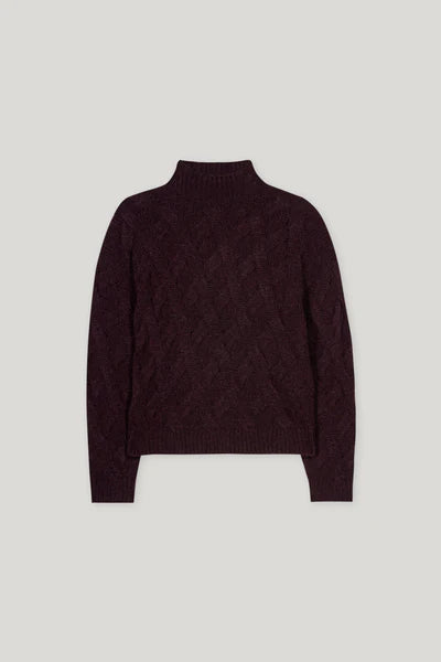 Luisa Cerano - Sweater with Chunky Cable Knit