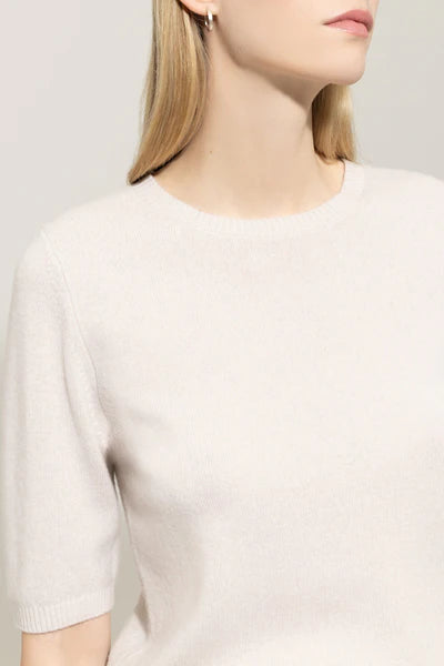 Luisa Cerano - Short Sleeve Cashmere Sweater