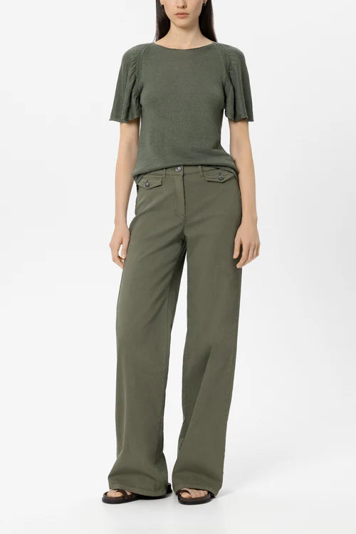 Luisa Cerano -  Linen Round Neck Sweater