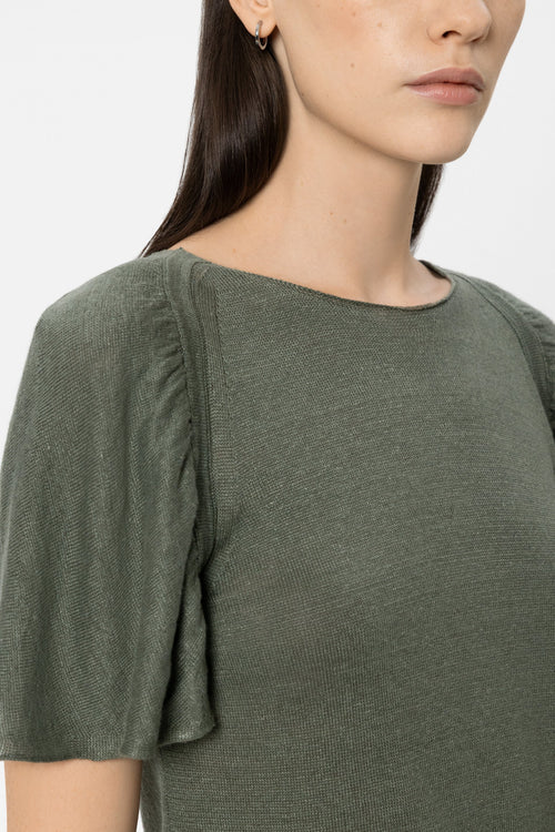 Luisa Cerano -  Linen Round Neck Sweater