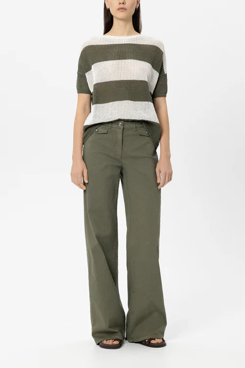 Luisa Cerano -  Linen-blend Knit Sweater