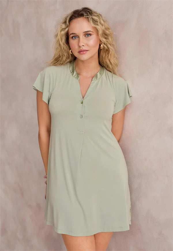 Fleur't - Fluttered Sleeve Nightshirt