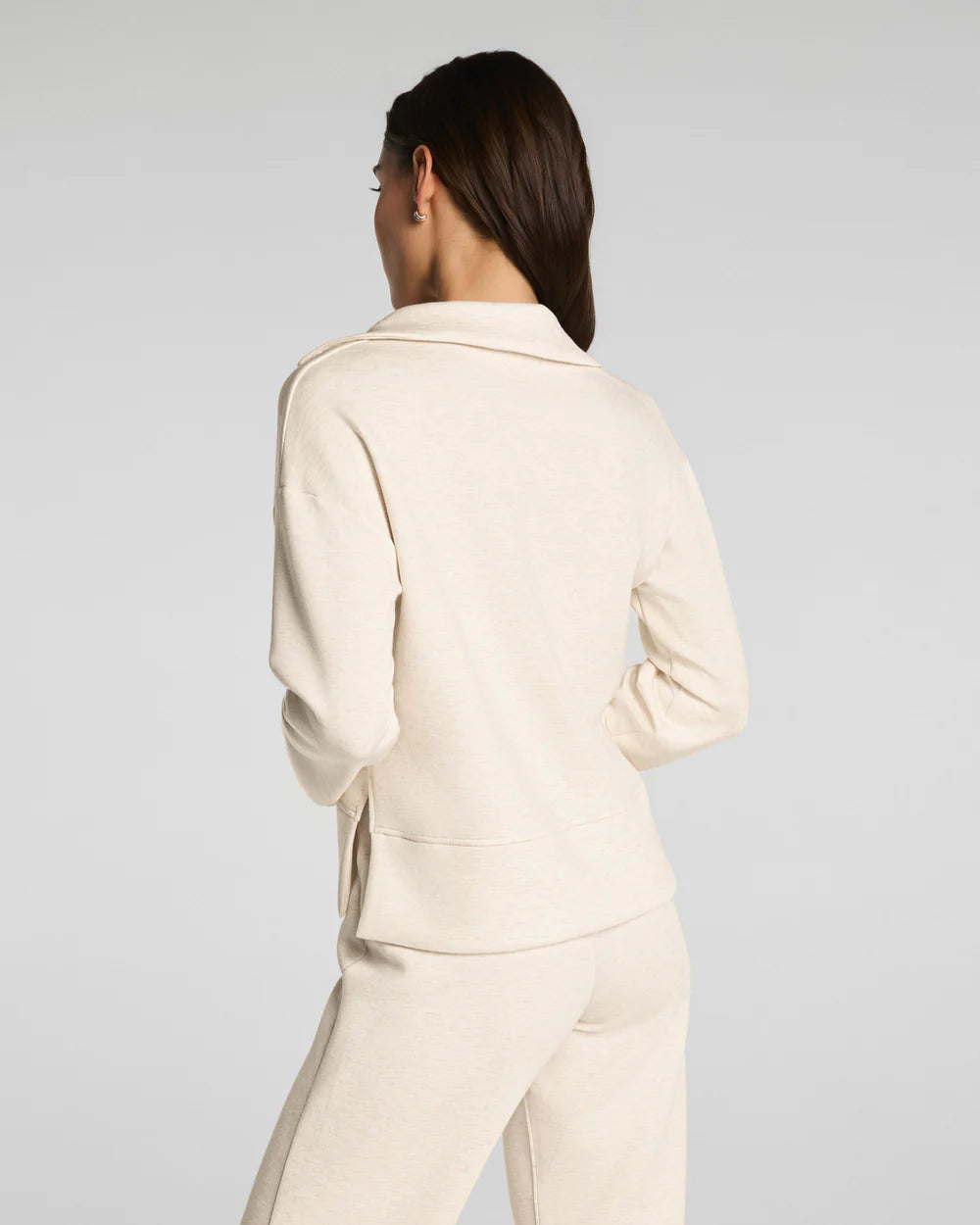 Spanx - Air Essential Long Sleeve Polo Top