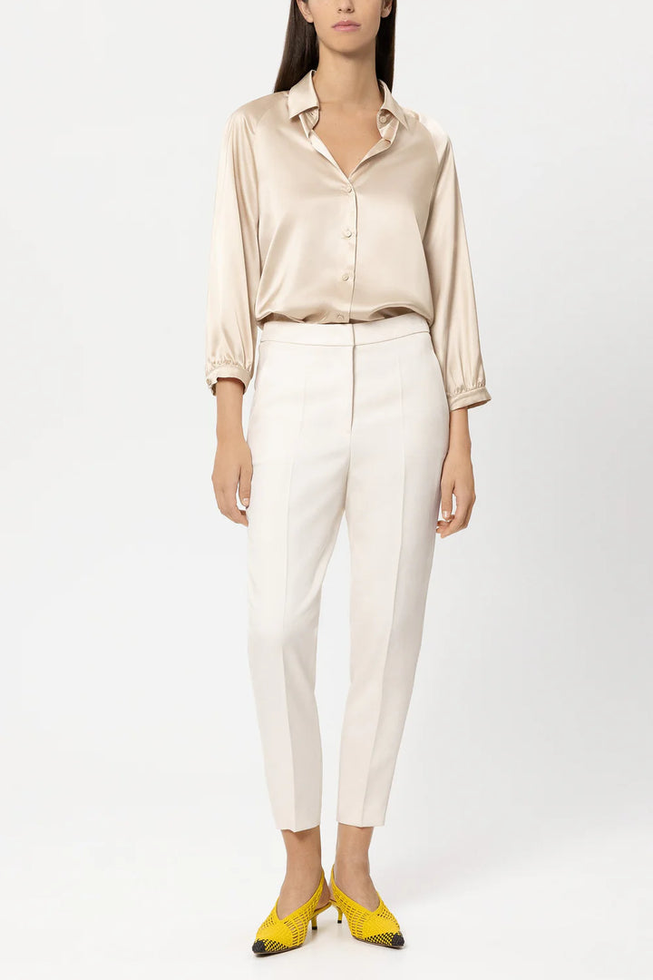 Luisa Cerano - Long-Sleeve Silk Blouse