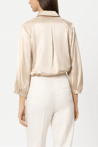 Luisa Cerano - Long-Sleeve Silk Blouse