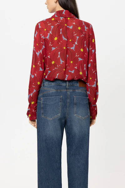 Luisa Cerano - Blouse with Flower Print