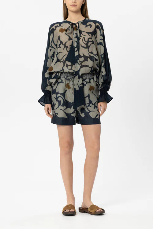 Luisa Cerano -  Blouse with Flower Print