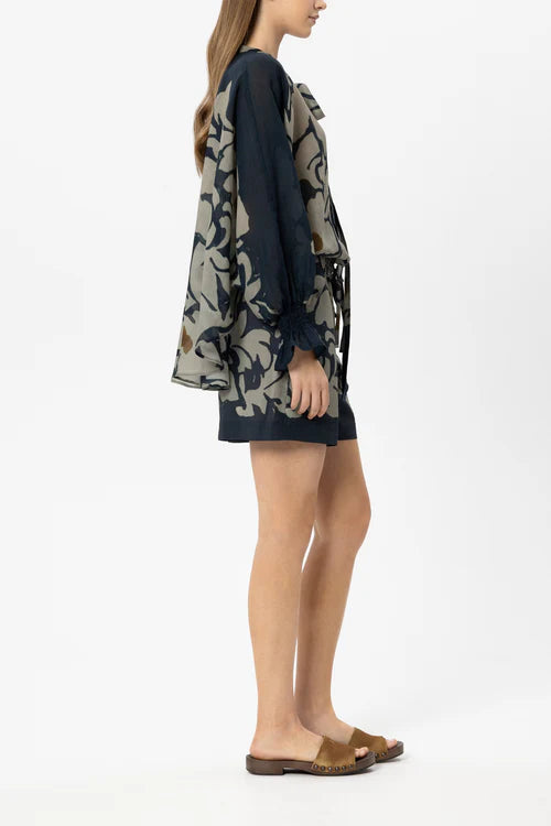 Luisa Cerano -  Blouse with Flower Print