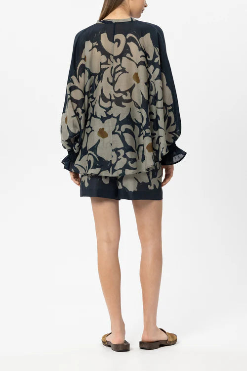 Luisa Cerano -  Blouse with Flower Print