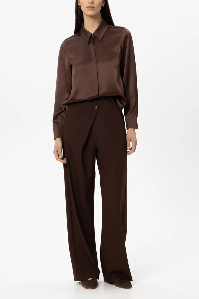 Luisa Cerano - Long-sleeve Silk Blouse