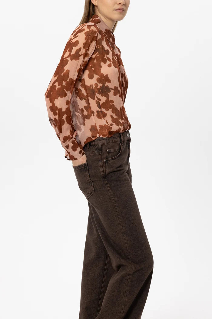 Luisa Cerano -  Blouse with Flower Print