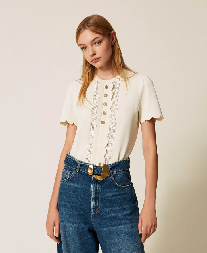 TwinSet - Short Sleeve Top