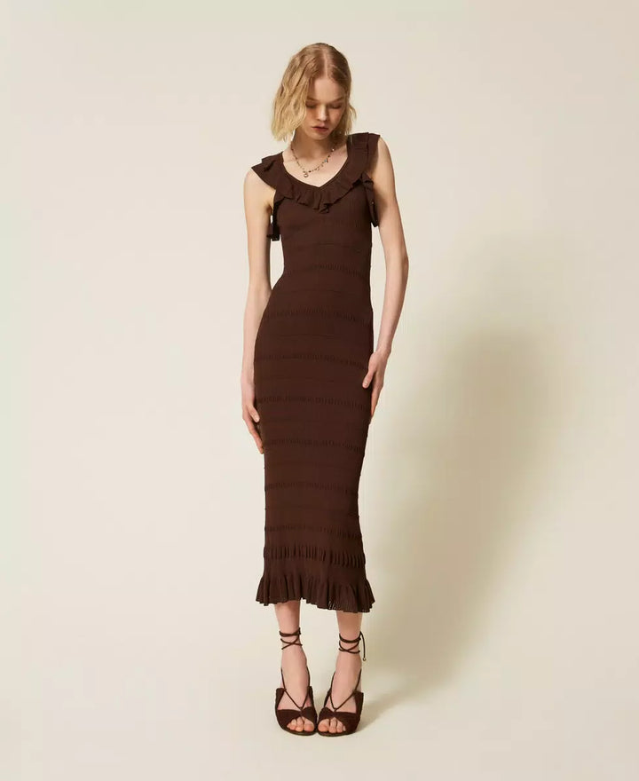 TwinSet - Knit Fitted Dress