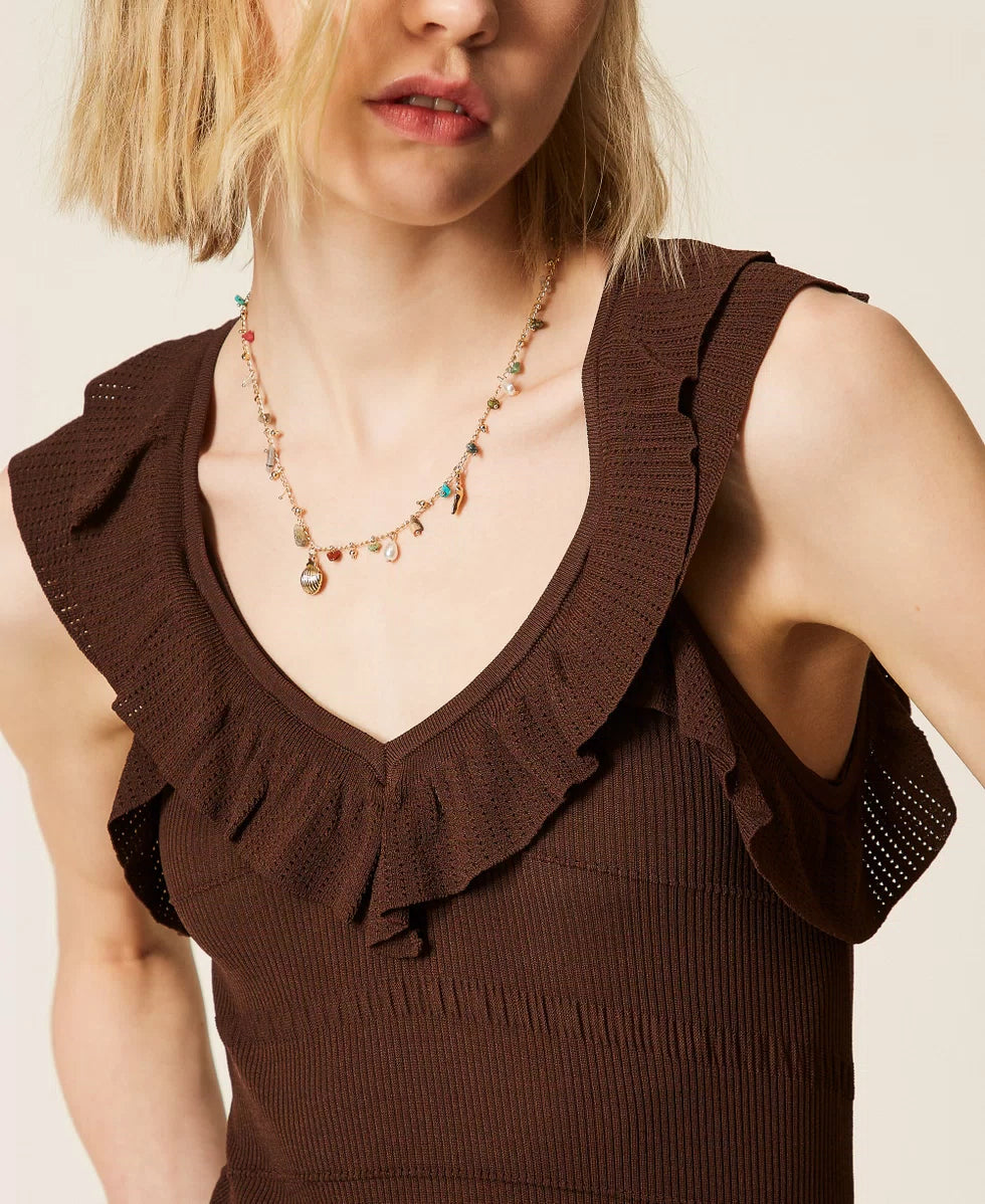 TwinSet - Knit Fitted Dress