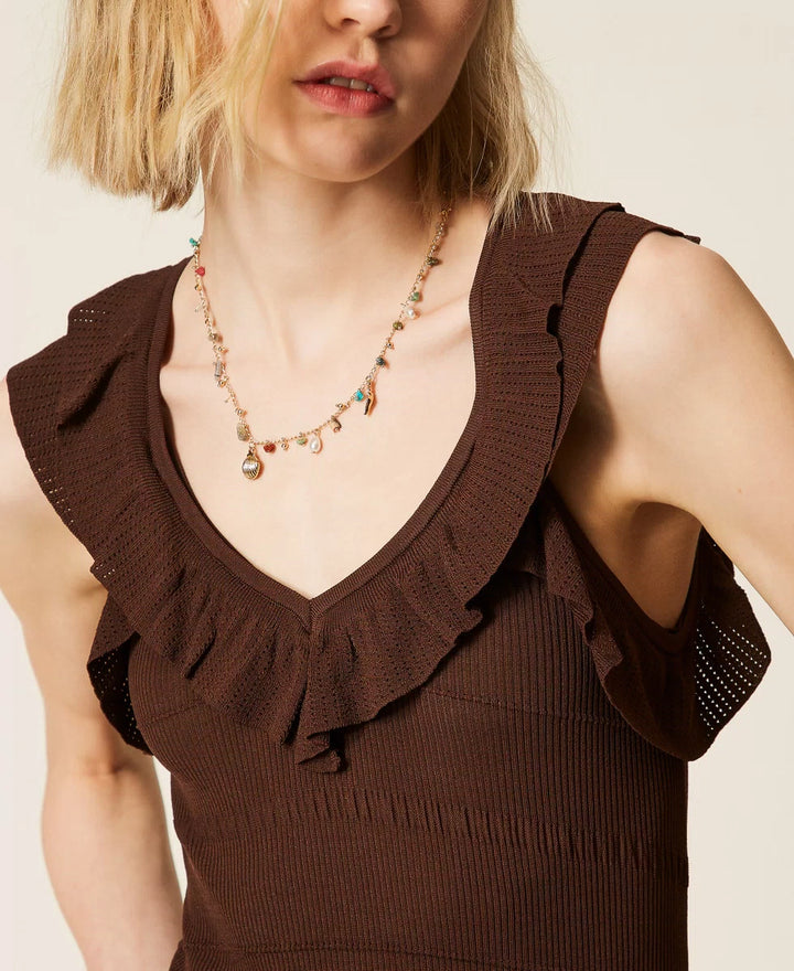 TwinSet - Knit Fitted Dress