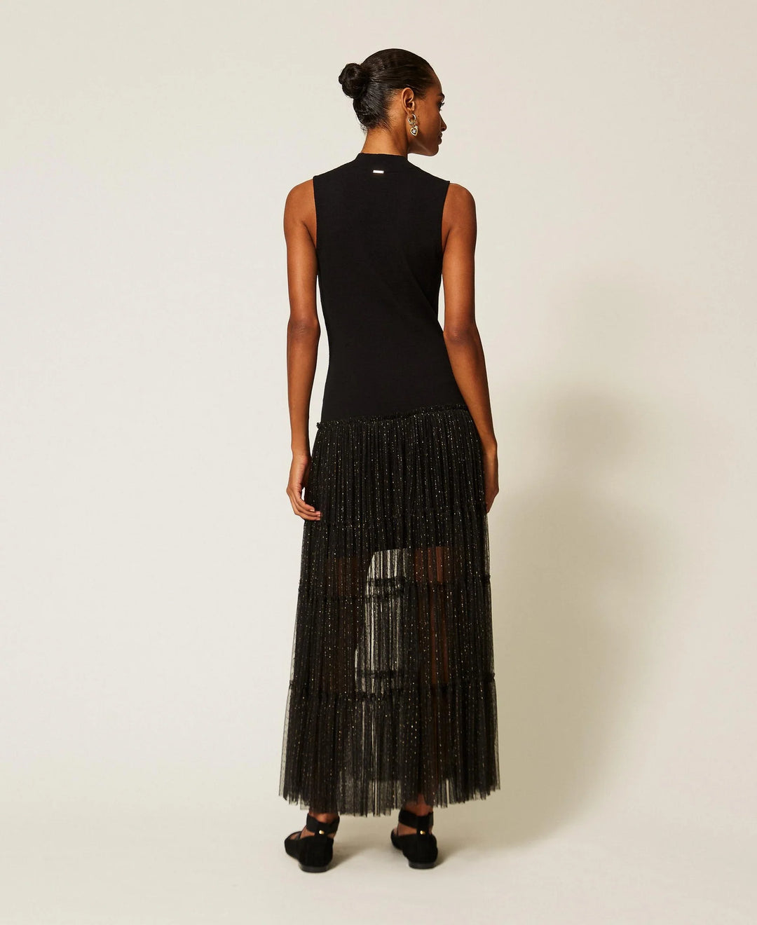 TwinSet - Long Sleeveless Knit Dress