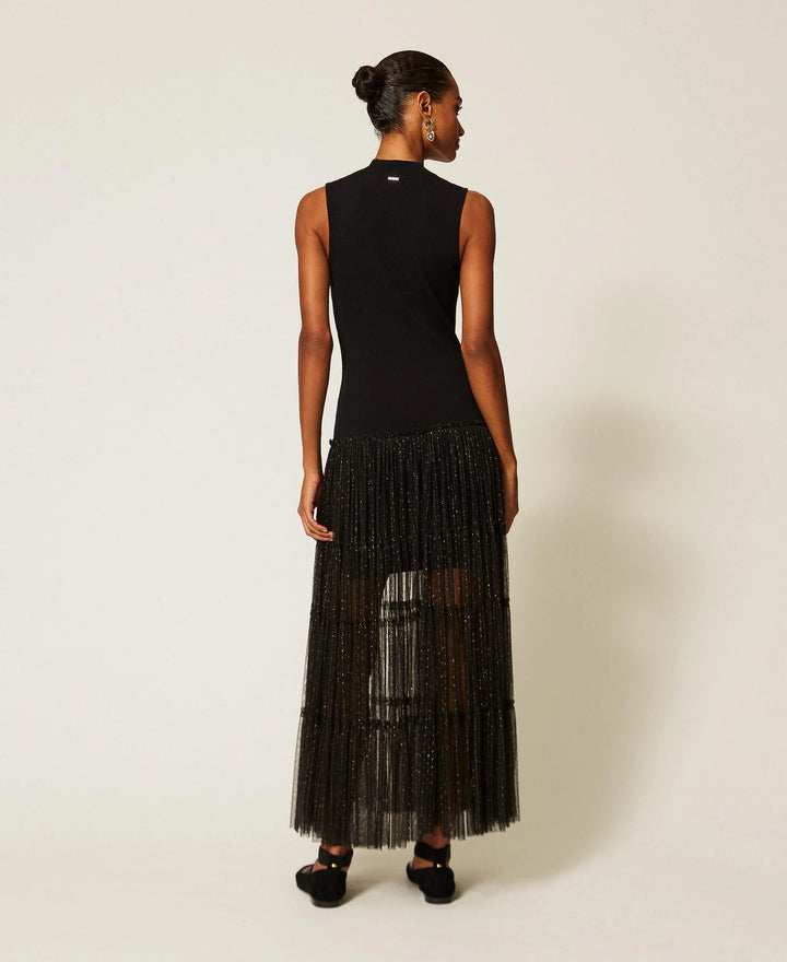 TwinSet - Long Sleeveless Knit Dress