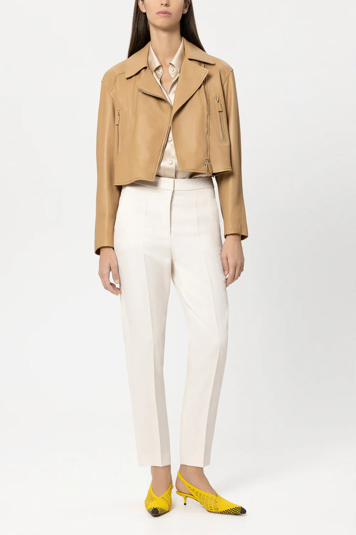 Luisa Cerano - Lamb Nappa Leather Jacket