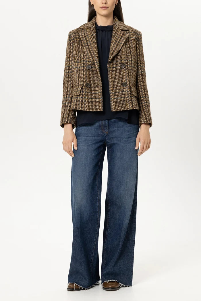 Luisa Cerano -  Checked Short Peacoat