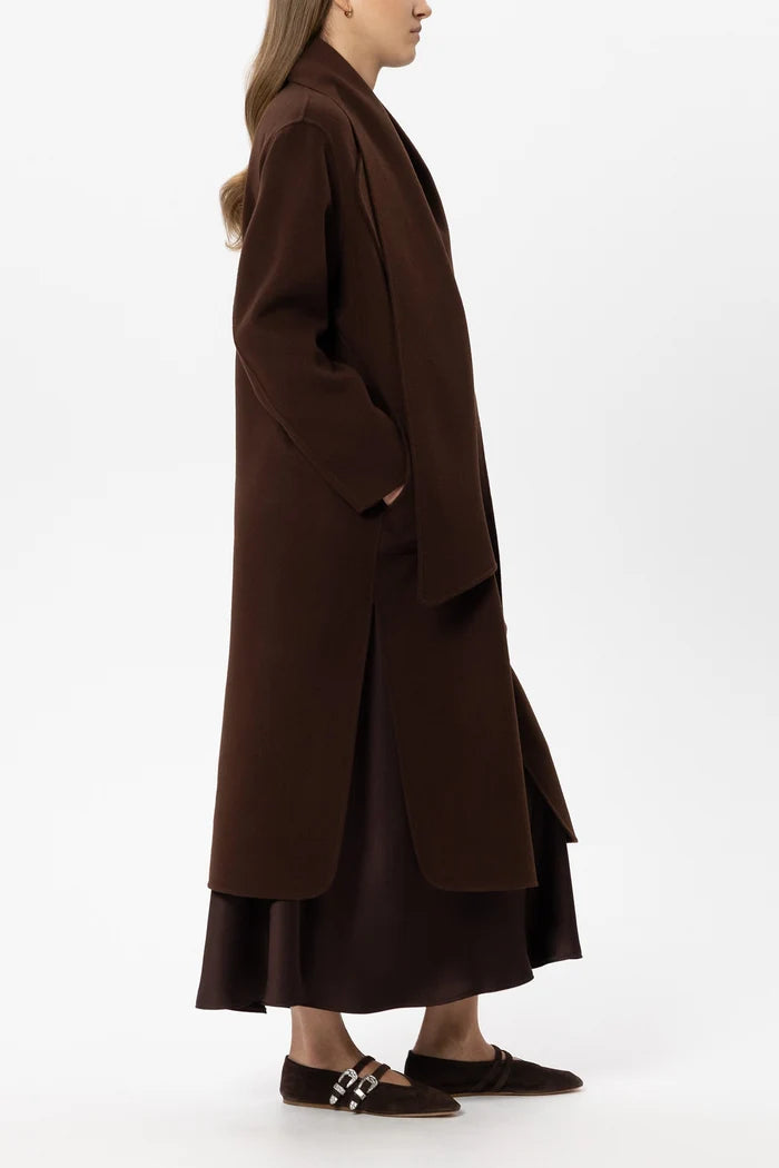 Luisa Cerano - Doubleface Coat with Scarf