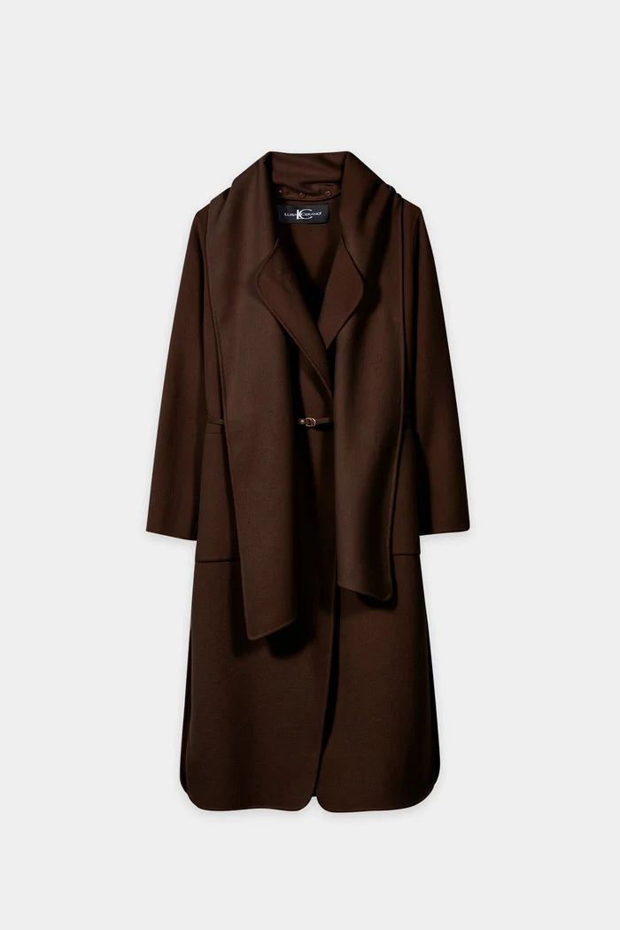 Luisa Cerano - Doubleface Coat with Scarf