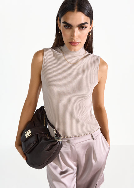 Riani - Sleeveless Top with Mock Neckline