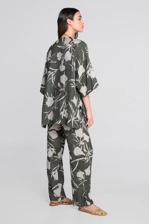 Oscalito - Printed linen kimono