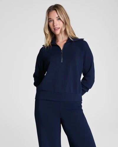 Spanx - Air Essential Half Zip Sweater