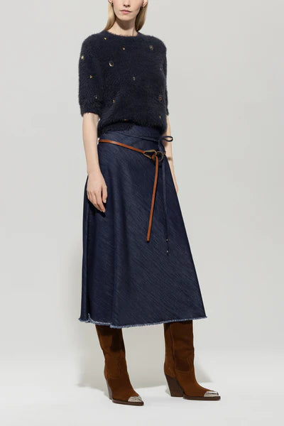 Luisa Cerano - Demin Skirt