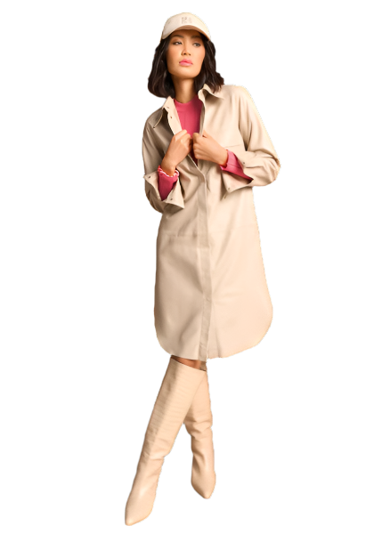 Riani - Midi Leather Dress