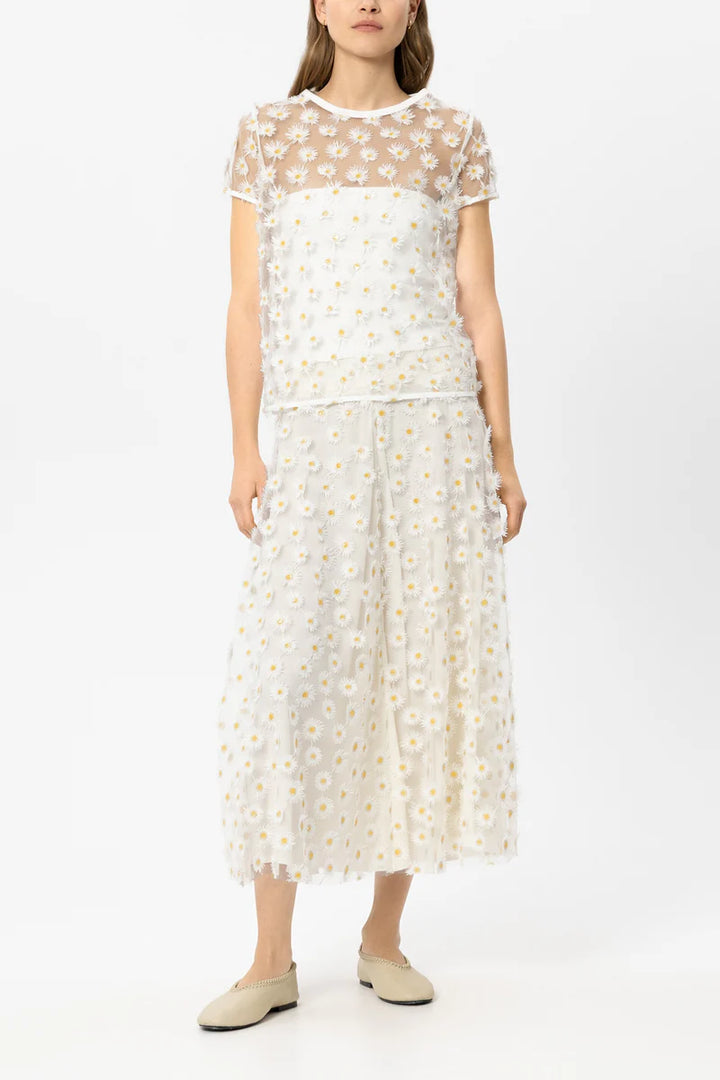 Luisa Cerano -  Maxi Skirt with Flowers