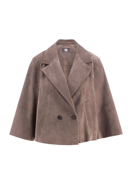 Riani - Short Jacket in Suede Leather