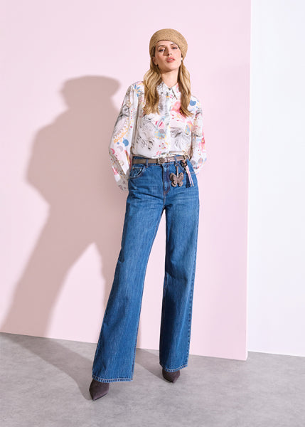 Riani - Blouse with Dreamscape Print