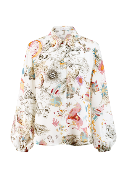 Riani - Blouse with Dreamscape Print