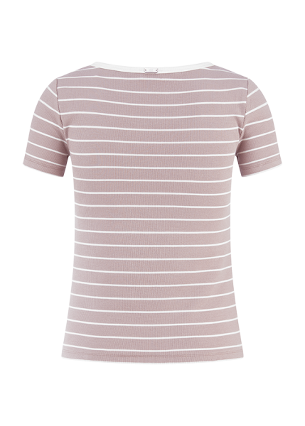 Riani - T-Shirt with Ribbed Stripes