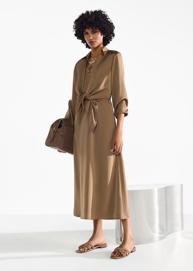 Riani - Maxi Dress with Tie Belt