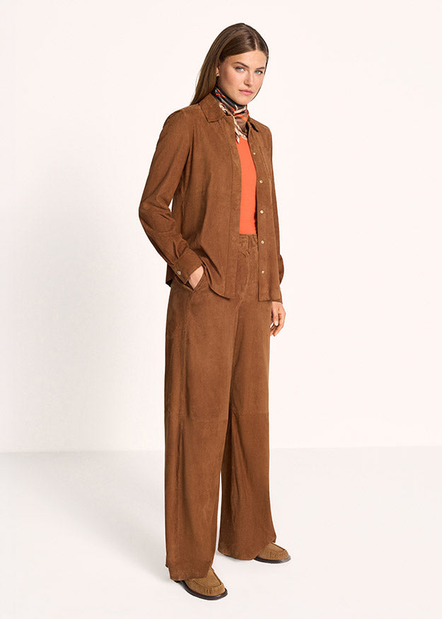 Riani - Suede Leather Blouse