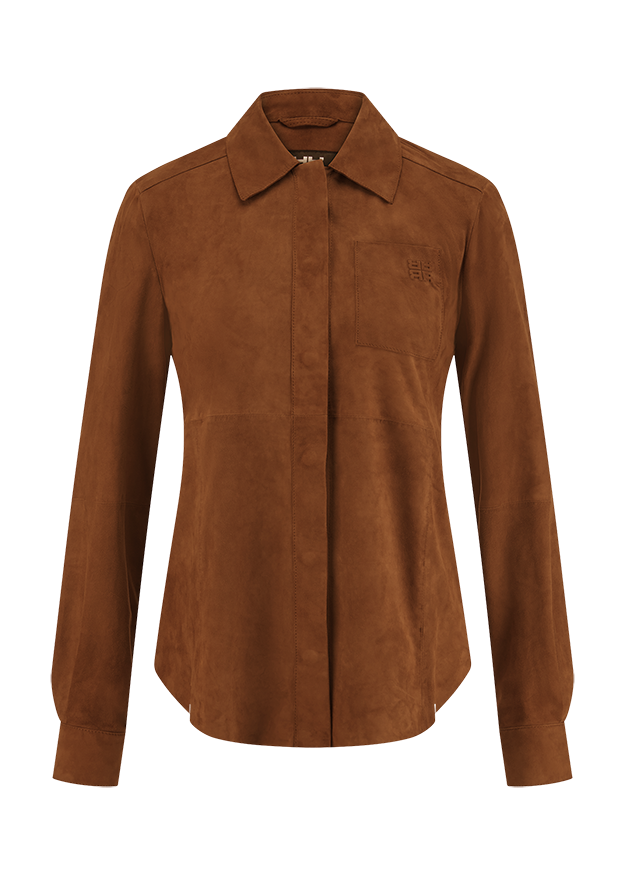 Riani - Suede Leather Blouse