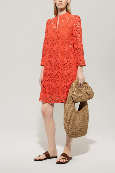 Luisa Cerano - Crochet Shirt Blouse Dress