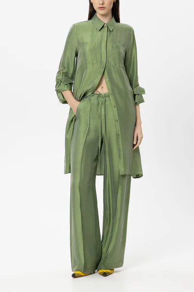 Luisa Cerano -  Silk Shirt Dress