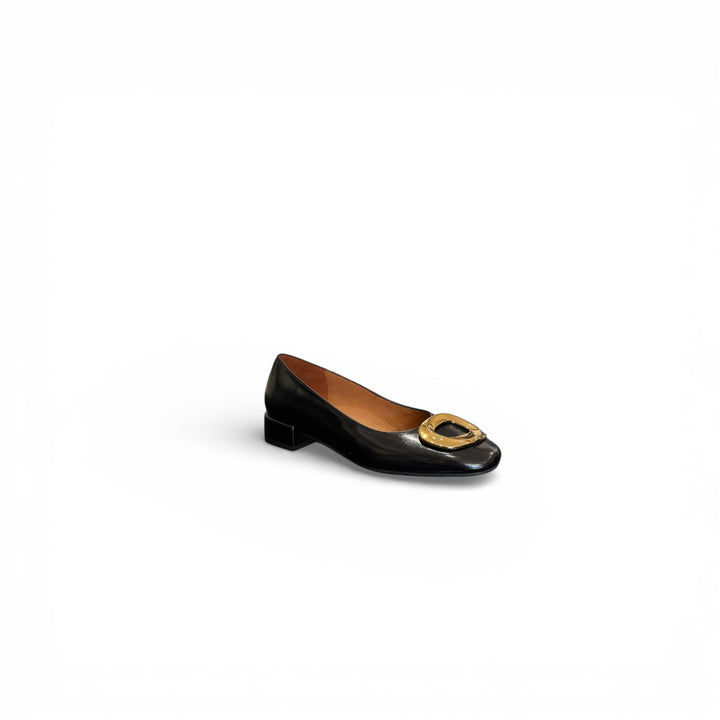 Angel Alarcon - Black Flat with Gold Detail