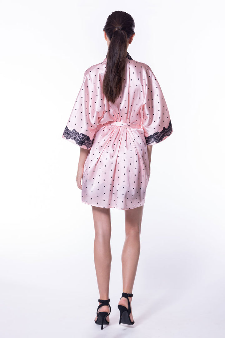 Christine Lingerie  - Amelie Print Short Robe