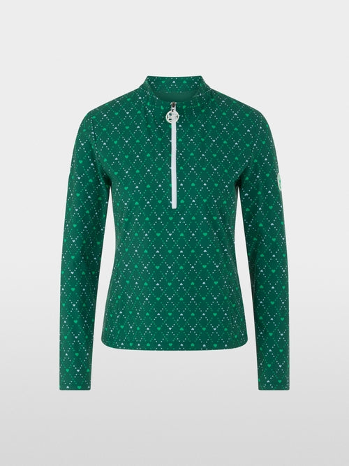 Marc Cain - Lightweight Shirt with Heart Print